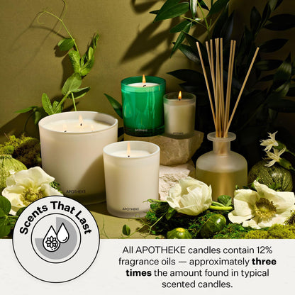 Apotheke Verdant Garden Petite Aromatherapy Jar Candle | Luxury Soy Wax