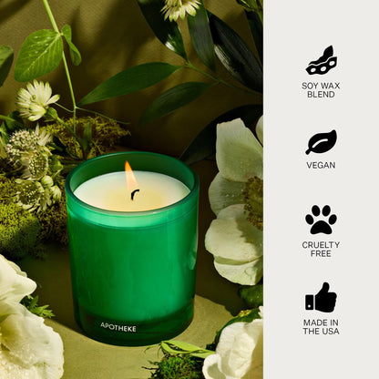 Apotheke Verdant Garden Petite Aromatherapy Jar Candle | Luxury Soy Wax