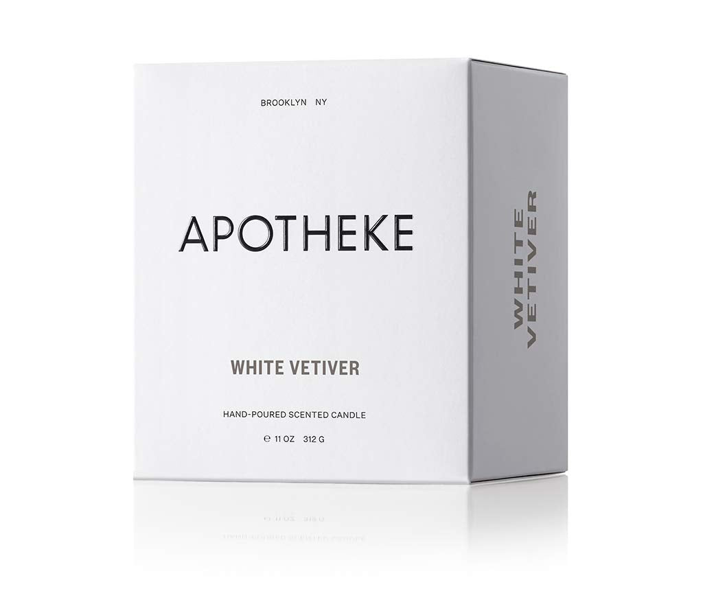 Apotheke White Vetiver Signature Scented Candle – 10.5 oz Soy Wax