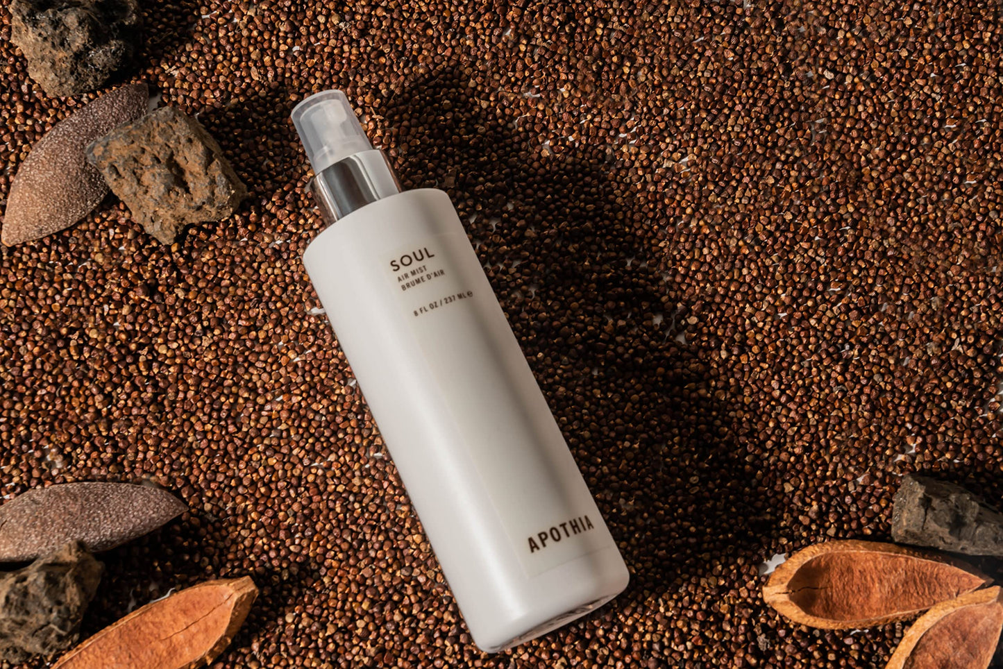 APOTHIA Soul Air Mist – Mahogany & African Ginger | Indoor Room Spray | 8 oz | Small Batch Luxury