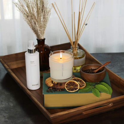 APOTHIA Soul Air Mist – Mahogany & African Ginger | Indoor Room Spray | 8 oz | Small Batch Luxury