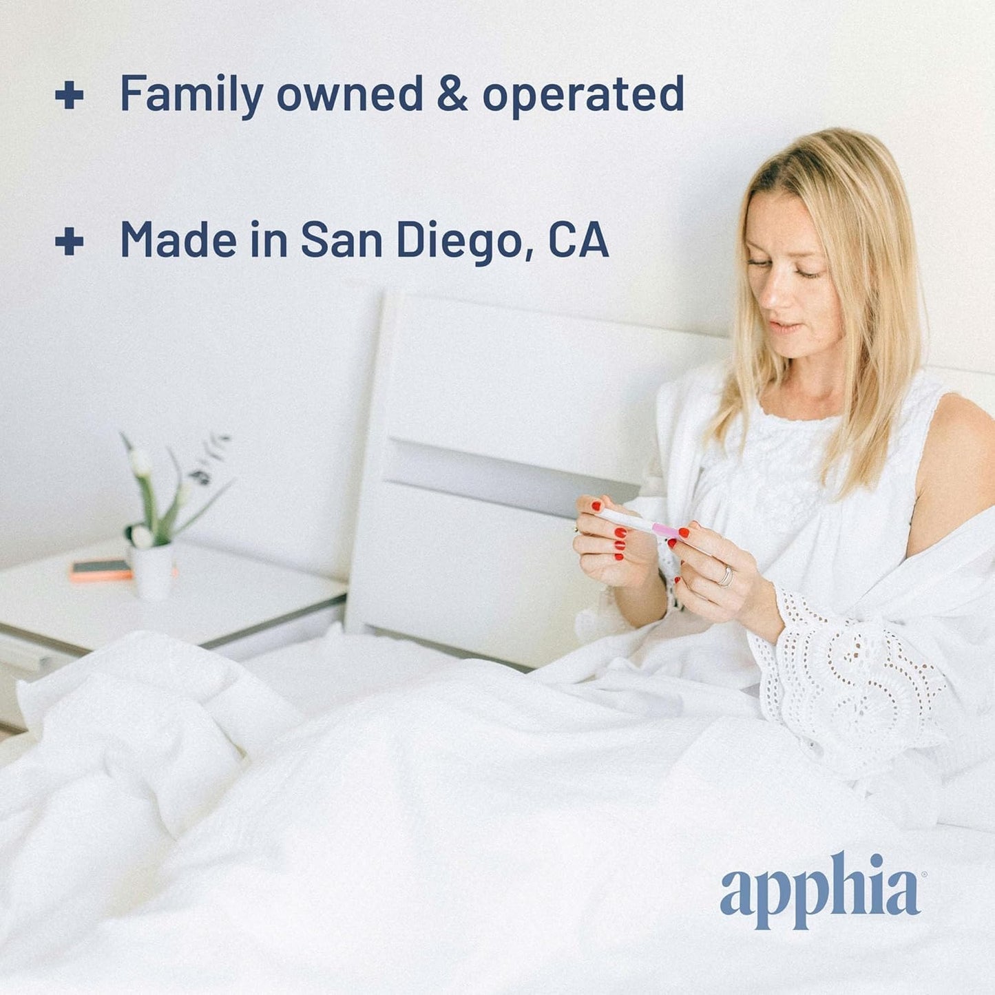 Apphia Early Detection Pregnancy Test – 6 Days Sooner, Midstream hCG Strips, 15 Tests, Made in USA