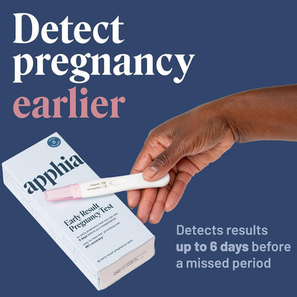 Apphia Early Detection Pregnancy Test – 6 Days Sooner, Midstream hCG Strips, 15 Tests, Made in USA