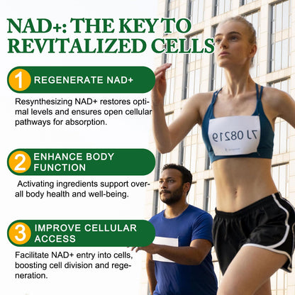 APU.FAIRY NAD Supplement - Liposomal NAD+ with Nicotinamide Riboside | Energy, Anti-Aging & Cellular Support | 120 Capsules