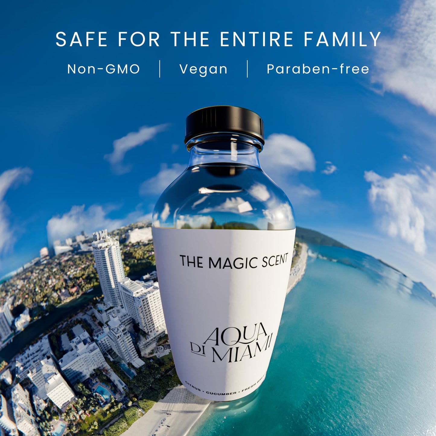 The Magic Scent Aqua di Miami Diffuser Oil – Luxury Hotel & Home Fragrance, 4 fl oz (120 mL)