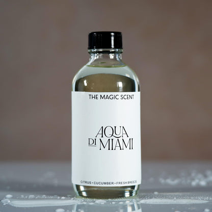 The Magic Scent Aqua di Miami Diffuser Oil – Hotel & Home Luxury Scents (8.5 fl oz / 250 mL)