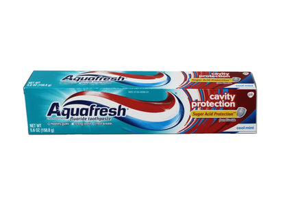 Aquafresh Cavity Protection Toothpaste Cool Mint 5.6 oz Pack of 6