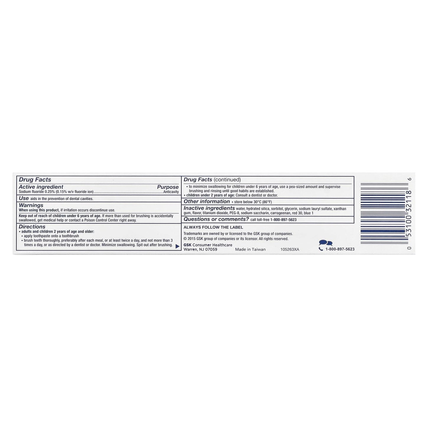 Aquafresh Cavity Protection Toothpaste - Cool Mint 5.6 oz (12 Pack)