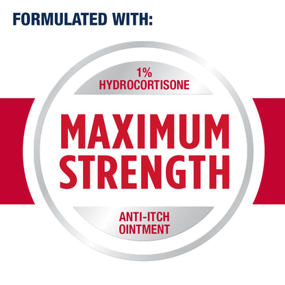 Aquaphor Children's Itch Relief Ointment 1% Hydrocortisone – Fragrance Free, 2 x 1 oz Tubes