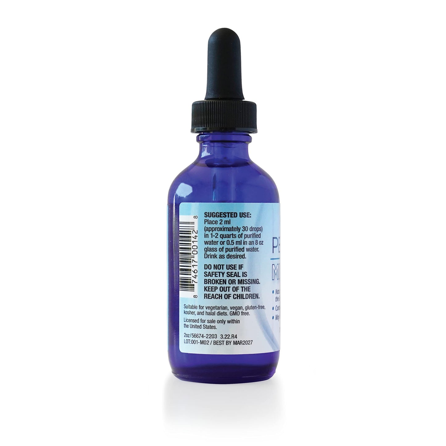 AquaTru Perfect Minerals – Mineral Drops for Water (72 Trace Minerals) 60ml