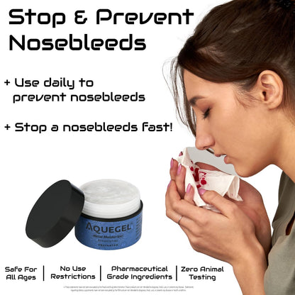 Aquegel Nasal Moisturizer (Original Unscented) – 12-Hour Nasal Moisture Relief | Water-Based Nose Gel