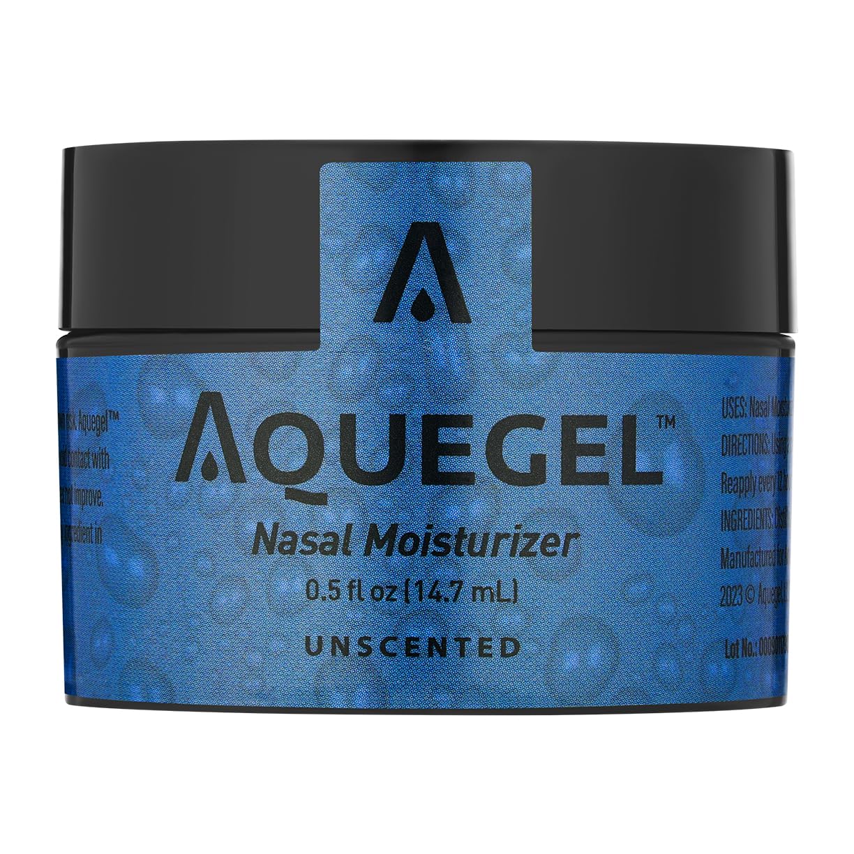 Aquegel Nasal Moisturizer (Original Unscented) – 12-Hour Nasal Moisture Relief | Water-Based Nose Gel