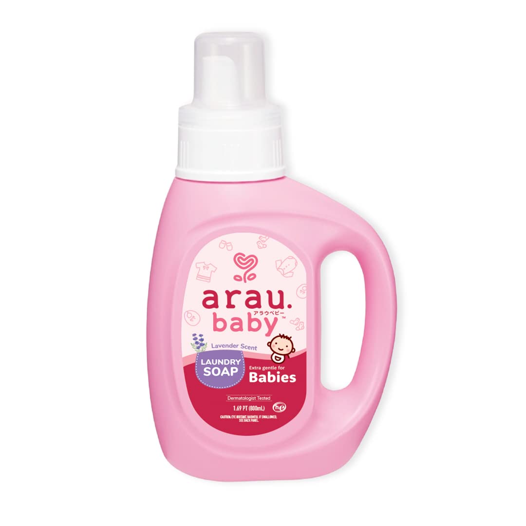 Arau Baby Laundry Soap – Lavender, Plant-Based, 27 oz