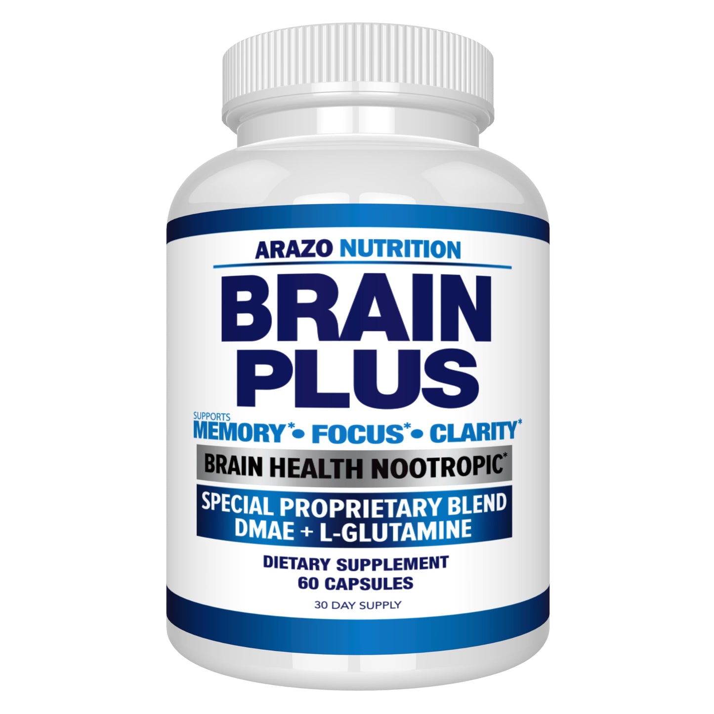 Arazo Nutrition Brain Function Supplement – Memory, Focus & Clarity
