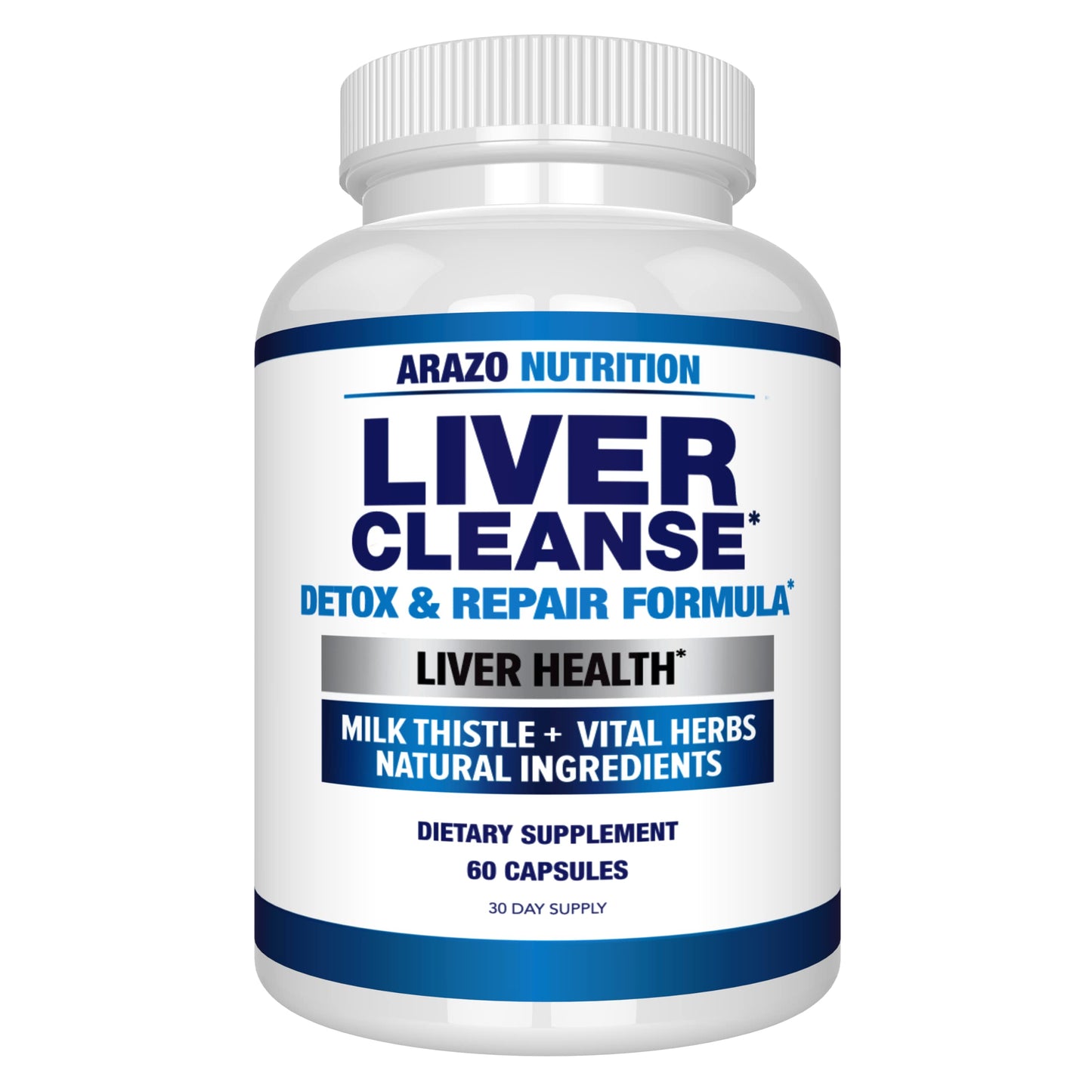 Arazo Liver Cleanse Detox & Repair – Milk Thistle Support