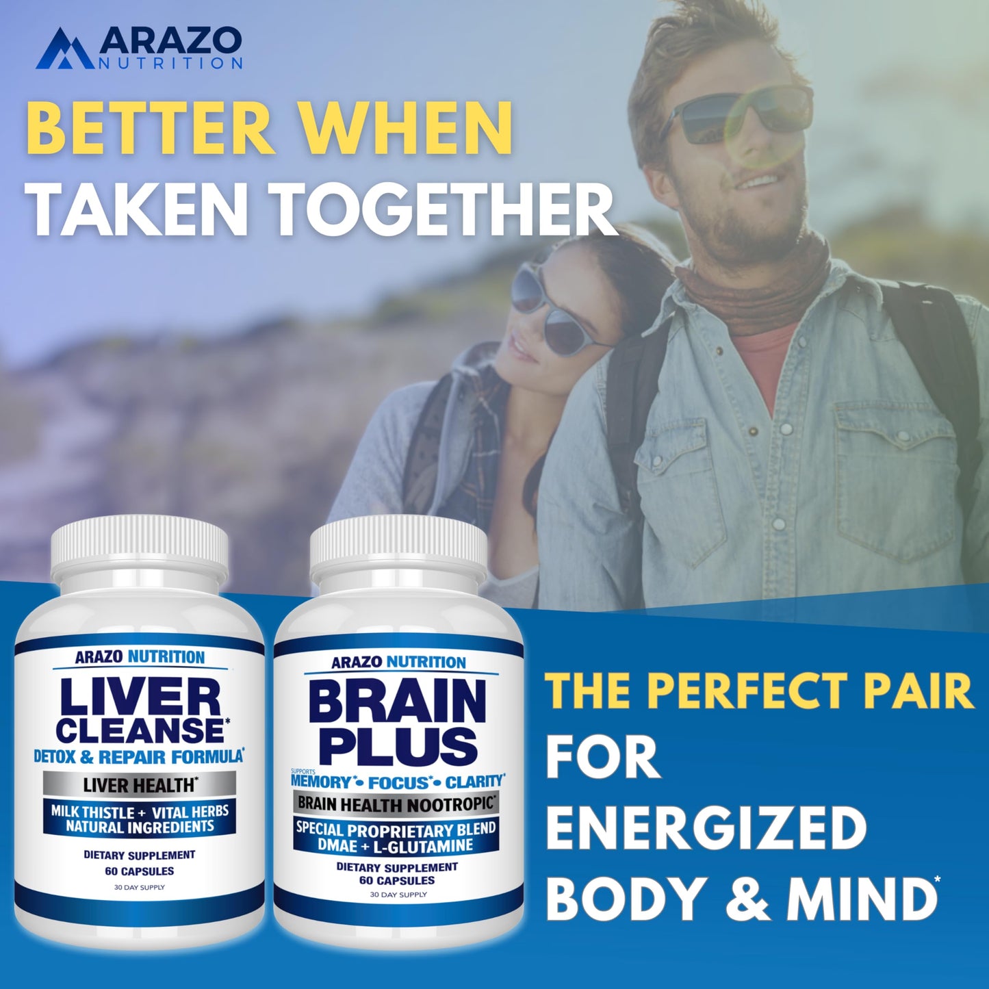 Arazo Liver Cleanse Detox & Repair – Milk Thistle Support