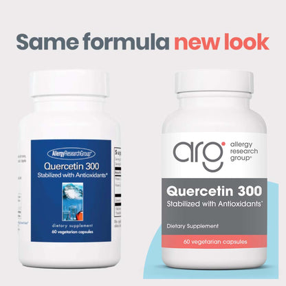 Quercetin 300 by Allergy Research Group – Immune Support, Vegetarian (60 Count)