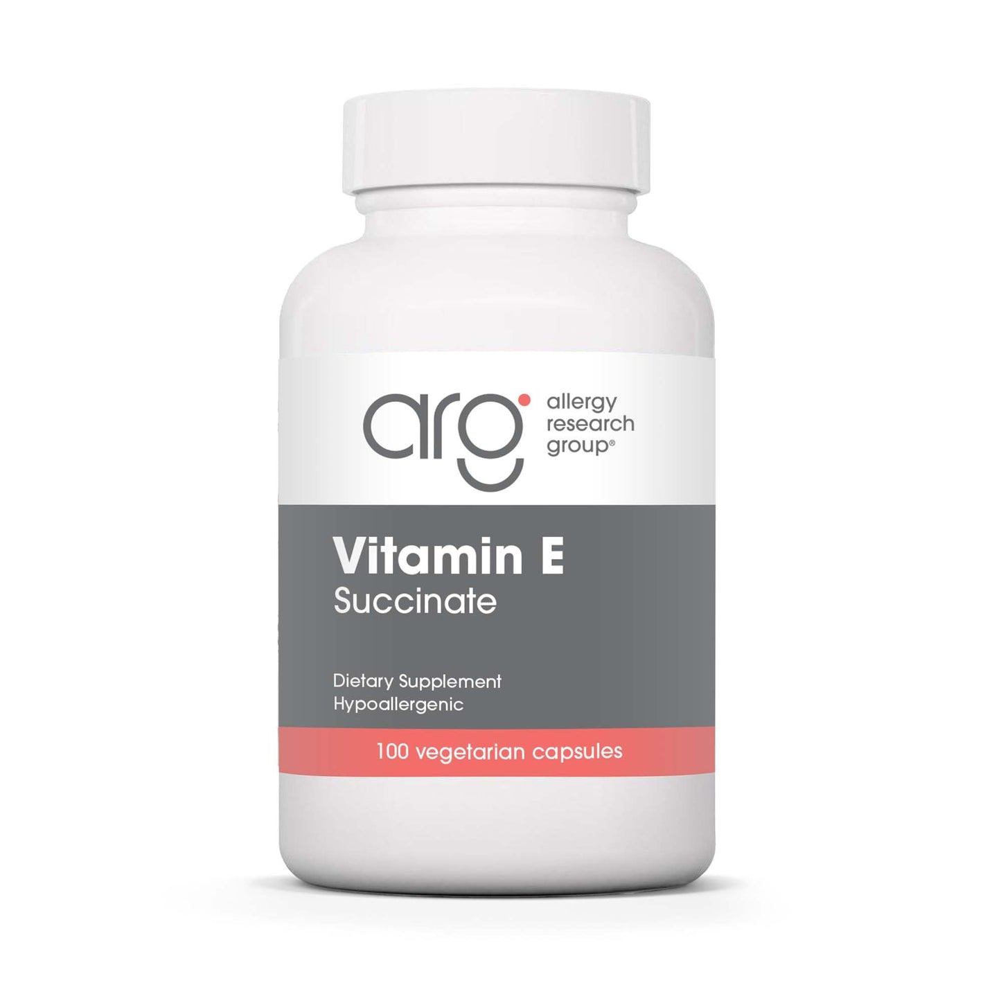Allergy Research Group Vitamin E Succinate 400 IU - Vegetarian Capsules, 100 Count