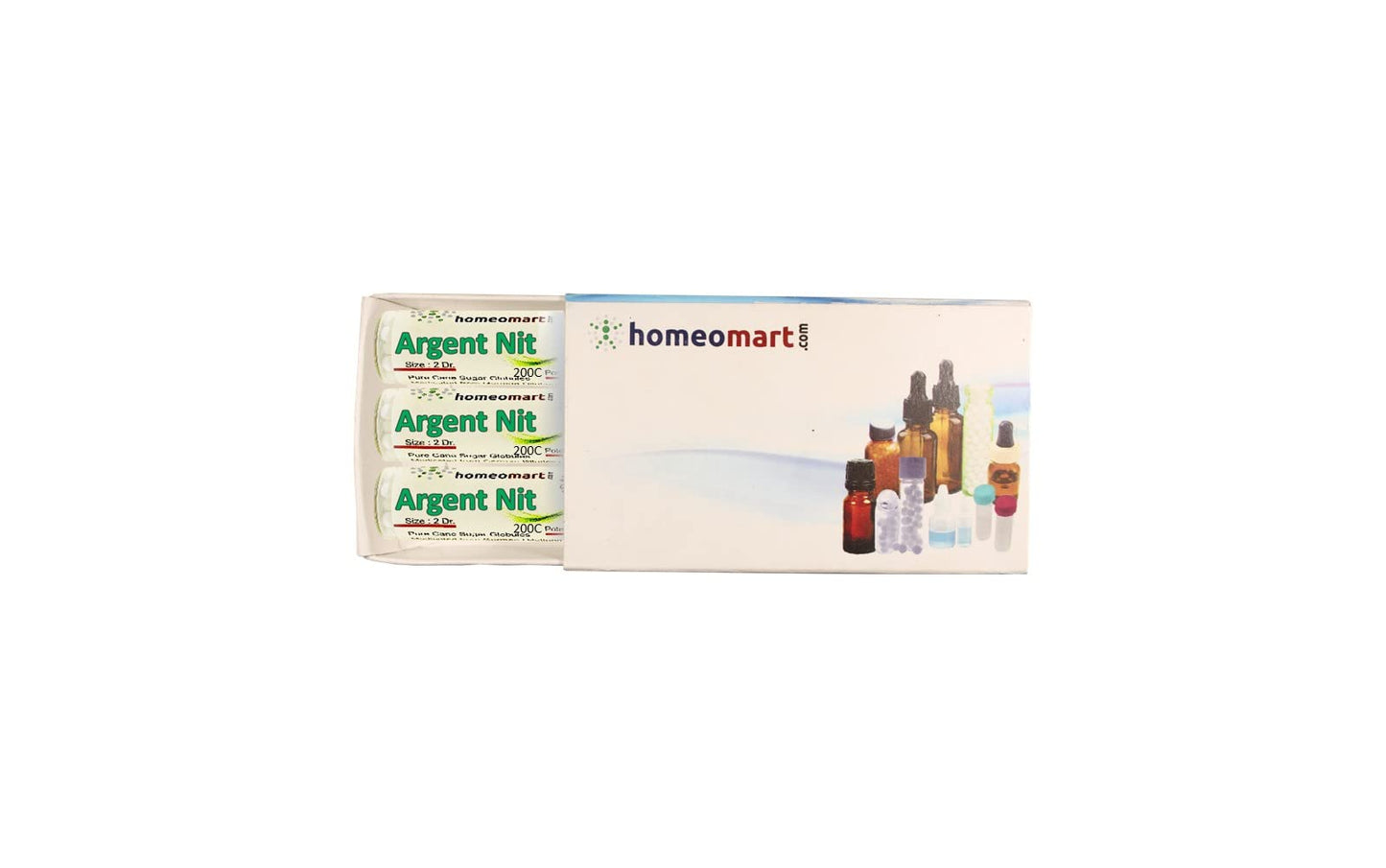 Argentum Nitricum 200C Pellets – Pack of 3 (Homeopathy) | Homeomart