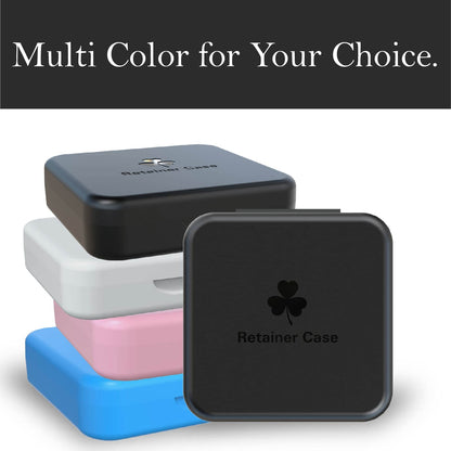 ARGOMAX Retainer Case – Aligners Box for Invisalign Braces Box (1 Piece, Black)