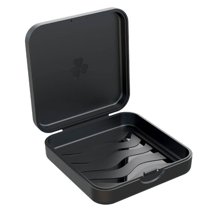 ARGOMAX Retainer Case – Aligners Box for Invisalign Braces Box (1 Piece, Black)