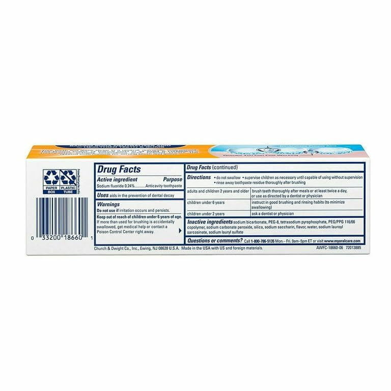 ARM & HAMMER Advance White Baking Soda & Peroxide Toothpaste – Extreme Whitening 4.3 oz