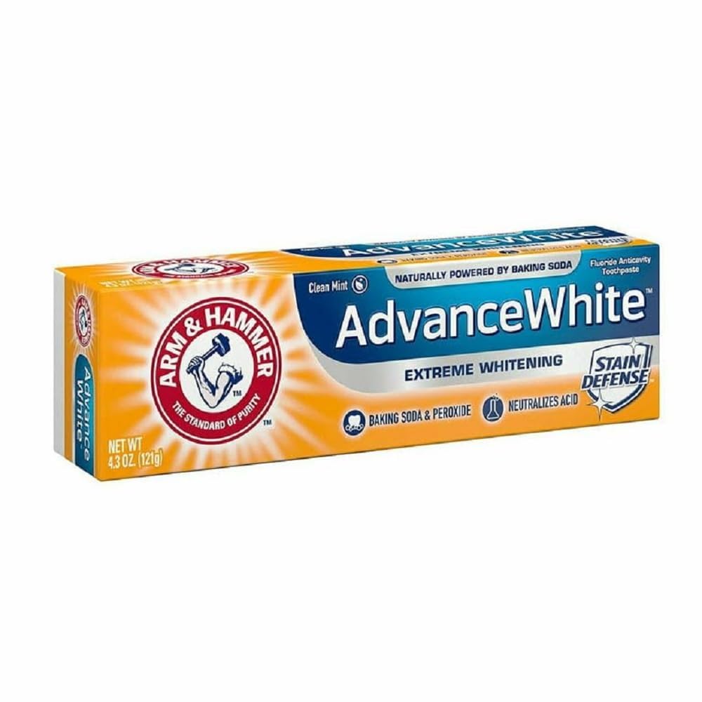 ARM & HAMMER Advance White Baking Soda & Peroxide Toothpaste – Extreme Whitening 4.3 oz