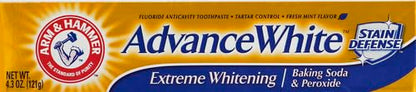 ARM & HAMMER Advance White Baking Soda & Peroxide Toothpaste – Extreme Whitening 4.3 oz