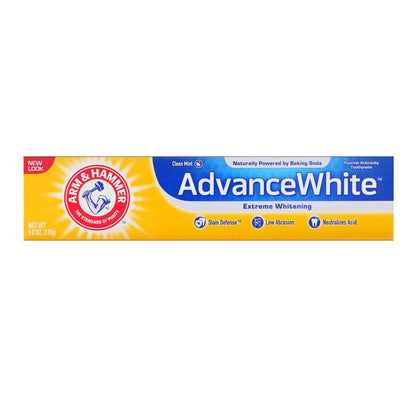 Arm & Hammer Advance Toothpaste with Baking Soda & Peroxide - Tartar Control, White, 6 oz