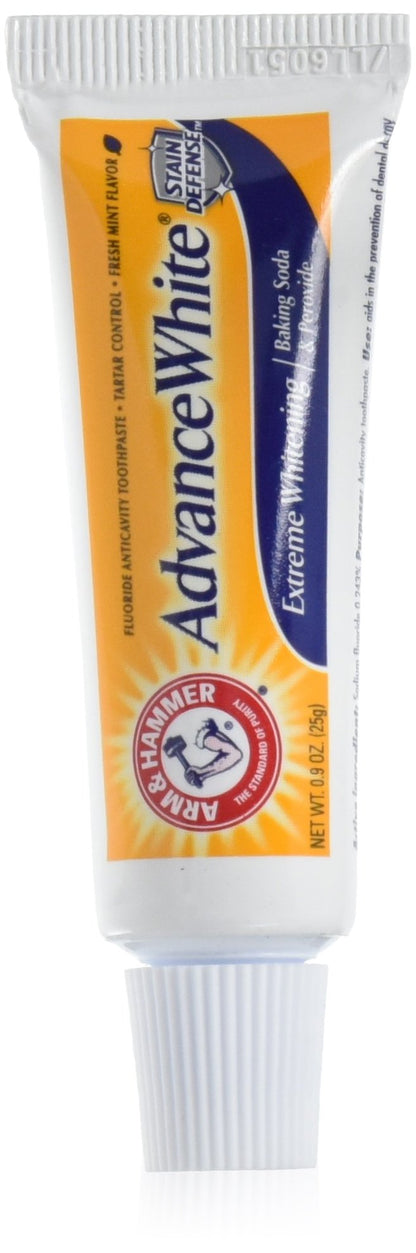Arm & Hammer Advance White Toothpaste - 0.9 oz Travel Size (Pack of 3)
