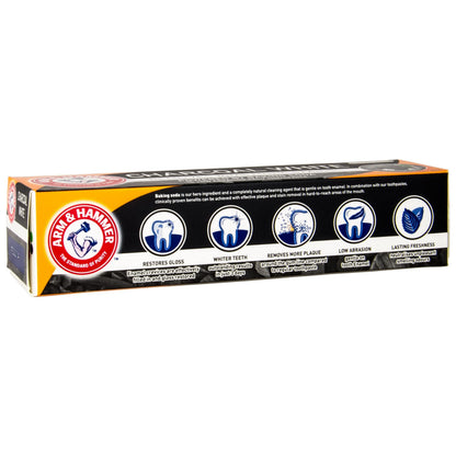 Arm & Hammer Charcoal White Toothpaste, 75ml | Deep Clean & Enamel Strength