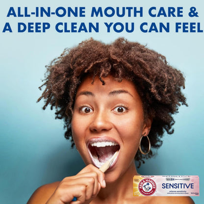 ARM & HAMMER Sensitive Teeth & Gums Toothpaste – 6 Pack, Mint, 0.9 oz Tubes