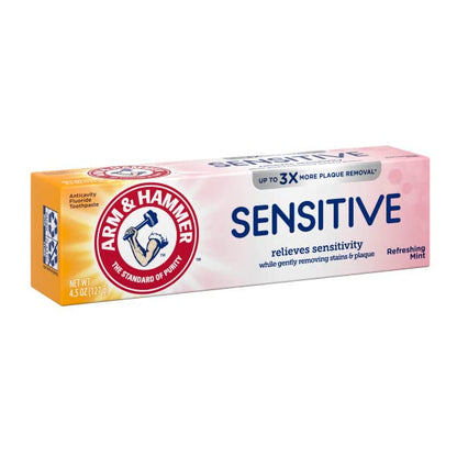 ARM & HAMMER Sensitive Teeth & Gums Toothpaste – 4.5 oz, Pack of 2