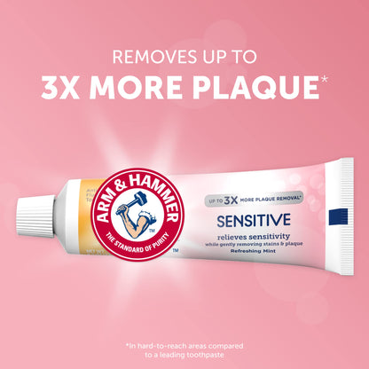 Arm & Hammer Sensitive Toothpaste - Refreshing Mint (12-Pack, 4.5 oz)
