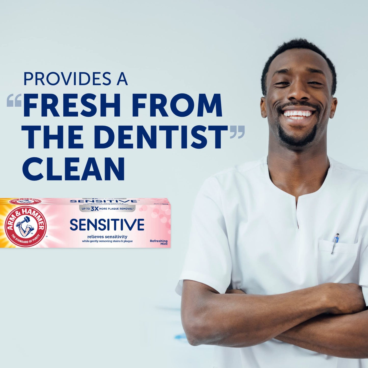 Arm & Hammer Sensitive Toothpaste - Refreshing Mint (12-Pack, 4.5 oz)