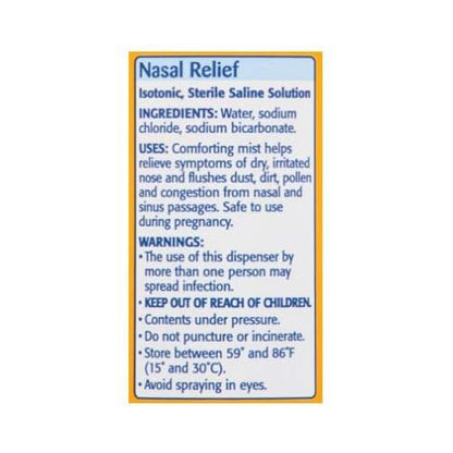 Arm & Hammer Simply Saline Nasal Mist Original – Pack of 3 (4.25 oz each)