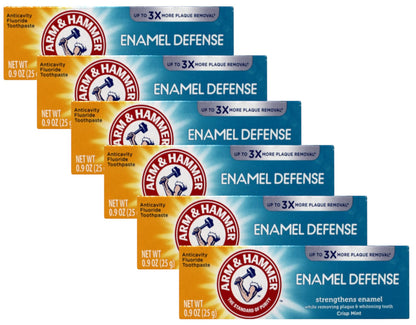 Arm & Hammer Truly Radiant Bright & Strong Whitening Toothpaste 0.9 oz Pack of 6