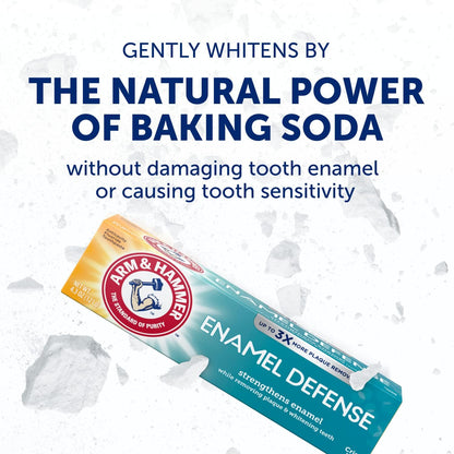 ARM & HAMMER Truly Radiant Whitening & Enamel Strengthening Toothpaste – Fresh Mint, 4.3 oz (Pack of 5)