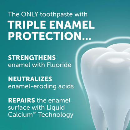 ARM & HAMMER Truly Radiant Whitening & Enamel Strengthening Toothpaste – Fresh Mint, 4.3 oz (Pack of 5)
