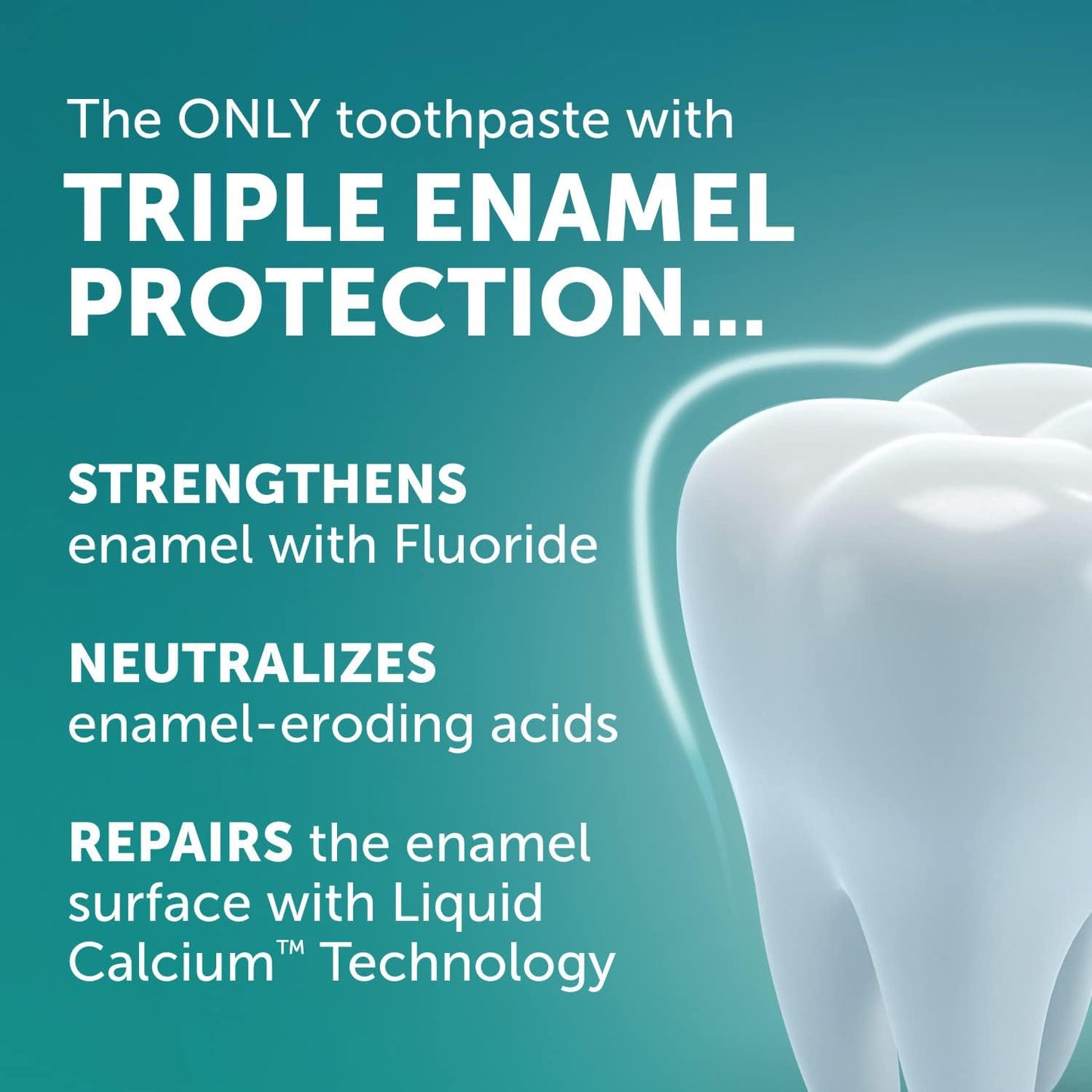 Arm & Hammer Truly Radiant Whitening & Enamel Strengthening Toothpaste Fresh Mint 4.3oz - 2 Pack