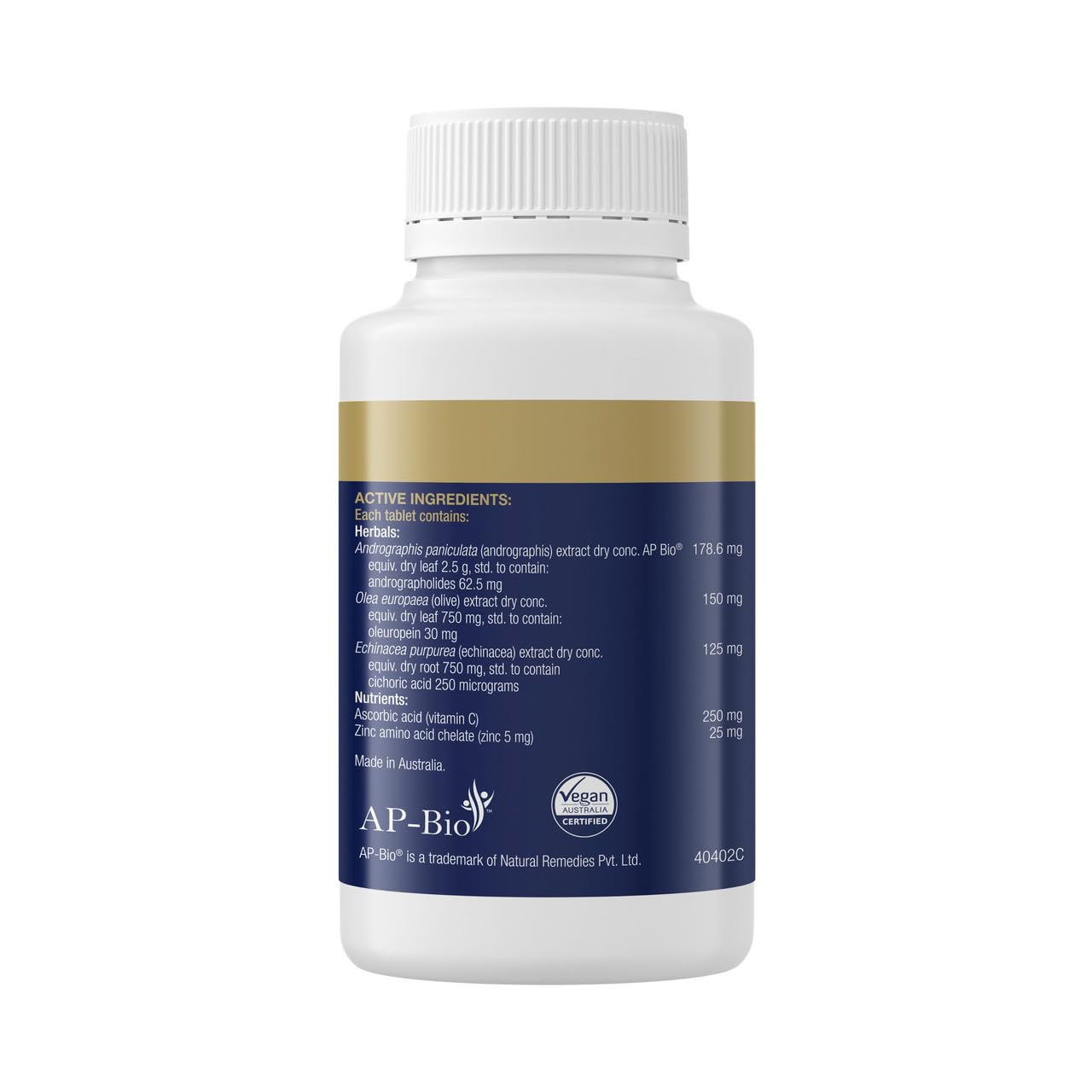 BioCeuticals ArmaForce Immune Support Olive Leaf 120 Tablets - Vegan | BCTARML