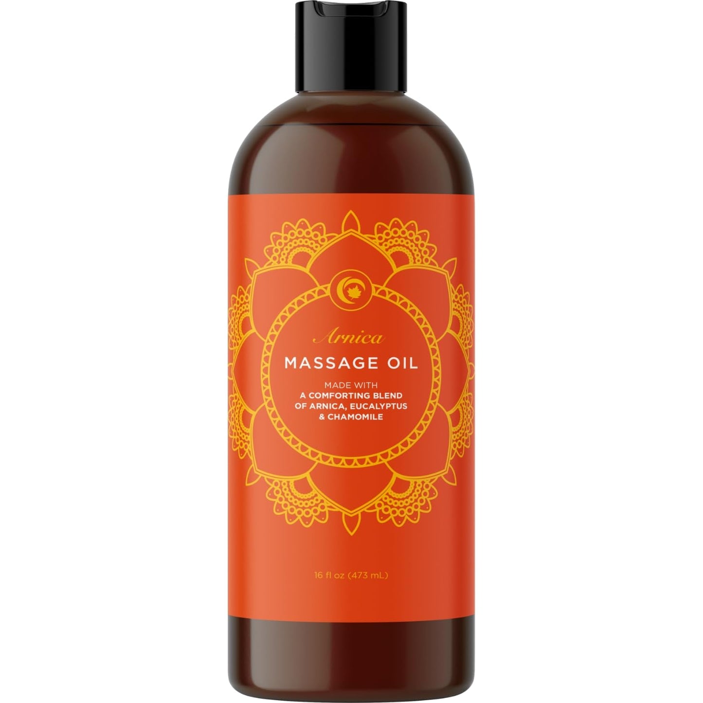 Arnica Massage Oil for Muscle Relaxing – Full Body Relief (16 oz) – Vegan & Non-GMO