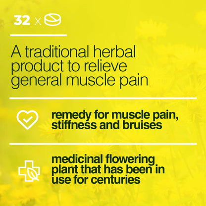 Miers Laboratories Arnica Extra Homeopathic Tablets – Muscle Pain & Aches Relief