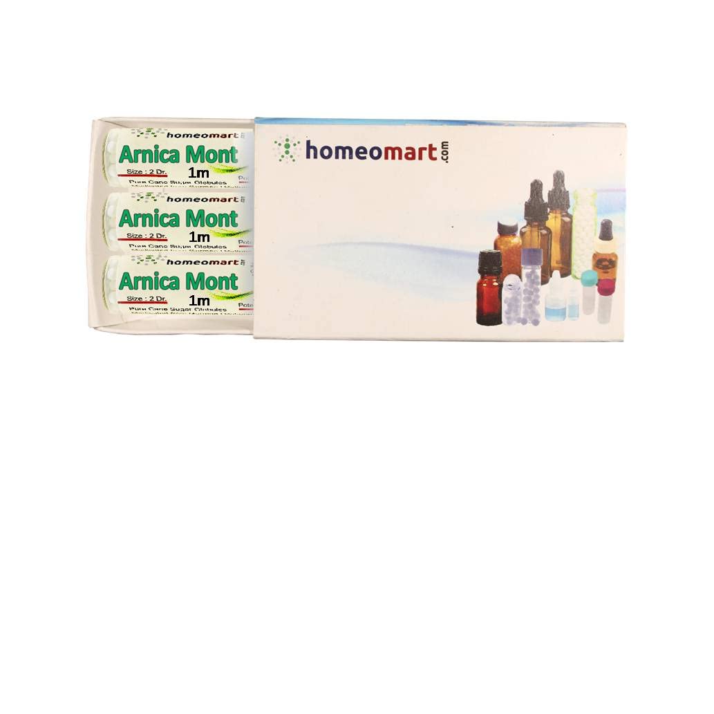 Arnica Montana Homeopathy Pellets 1M Potency – Pack of 3 | HomeoMart