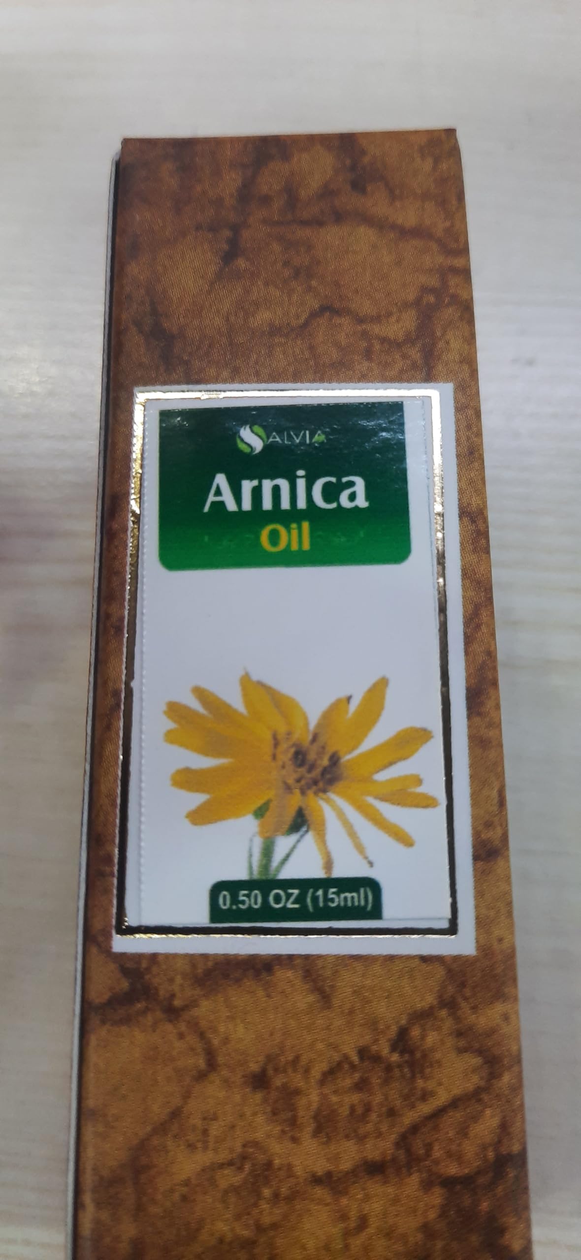 Arnica Montana Therapeutic Essential Oil - 15 ml | Salvia Amber Bottle
