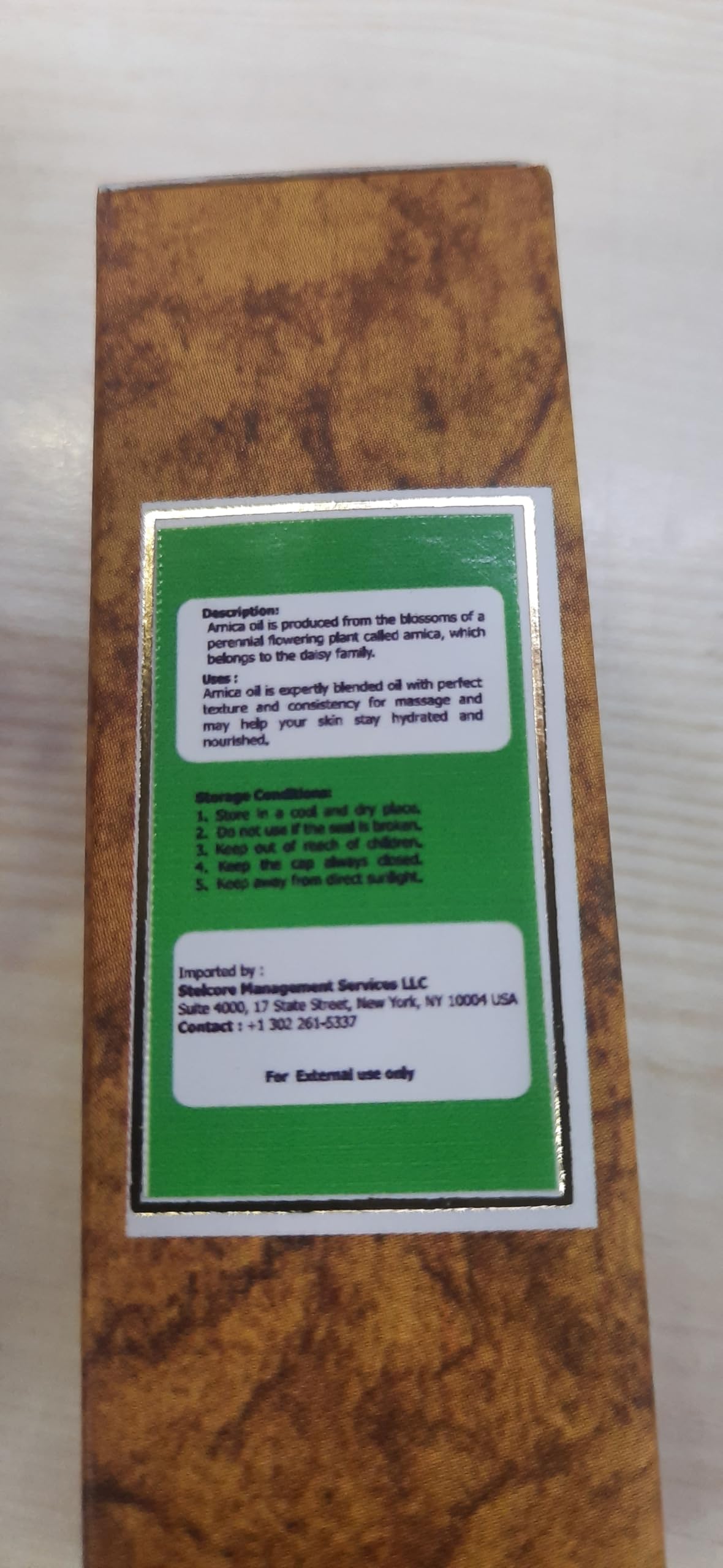 Arnica Montana Therapeutic Essential Oil - 15 ml | Salvia Amber Bottle