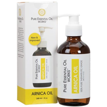 Arnica Oil 8oz – Pure Essential Oil Works, 100% Pure, Natural, Paraben-Free