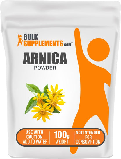 Arnica Powder 100g (3.5 oz) – Arnica Montana, Herbal Supplement | BulkSupplements