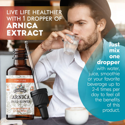 Arnica Tincture – Organic Arnica Montana Extract, 700 mg (2 oz) | Non-GMO