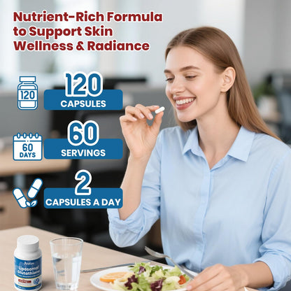 Arofum Liposomal Glutathione 1000mg with Resveratrol & Milk Thistle | 120 Vegan Capsules